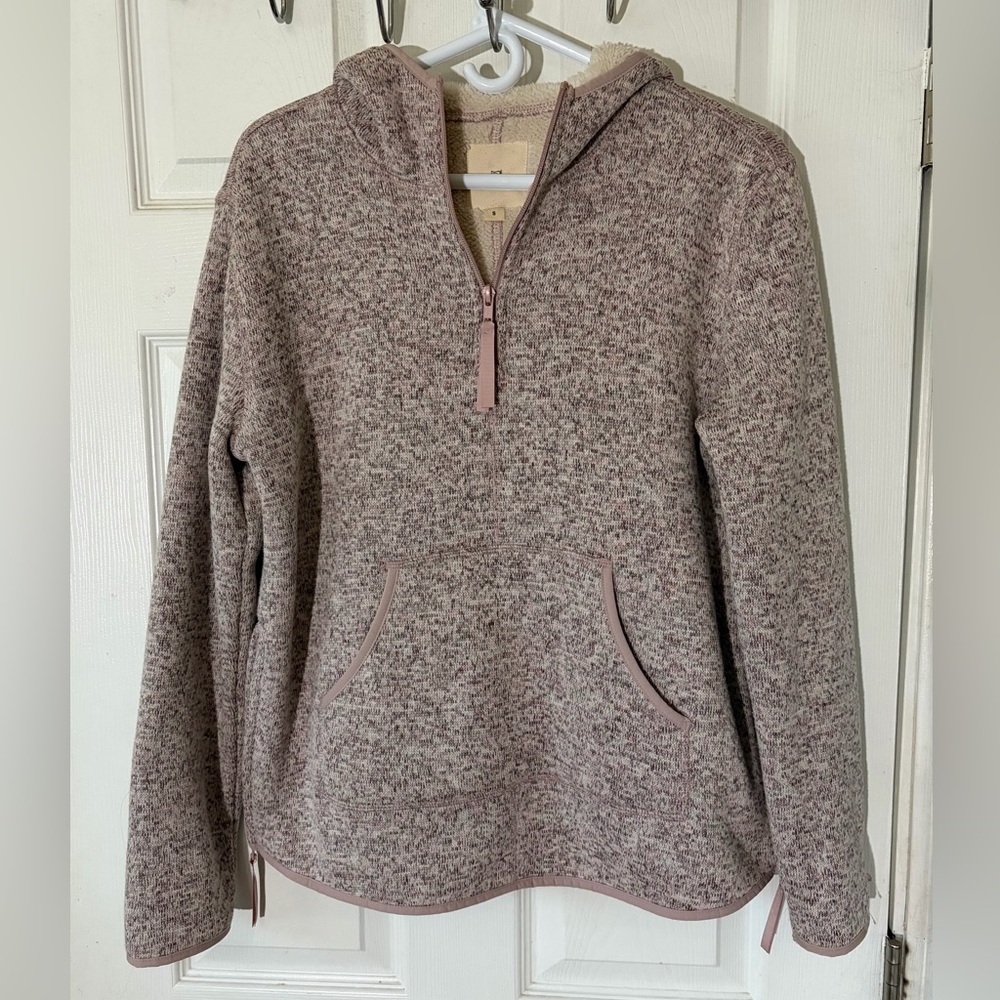 THREAD+SUPPLY Cozy Heathered Pullover Hoodie Women’s Purple Sz S
